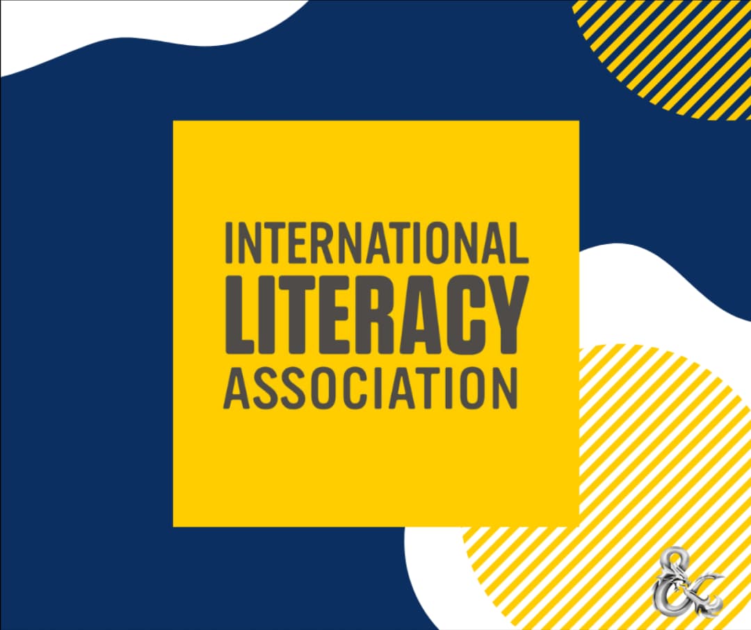 International Literacy Association Logo on Blue Background